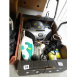 A quantity of household items including small electricals