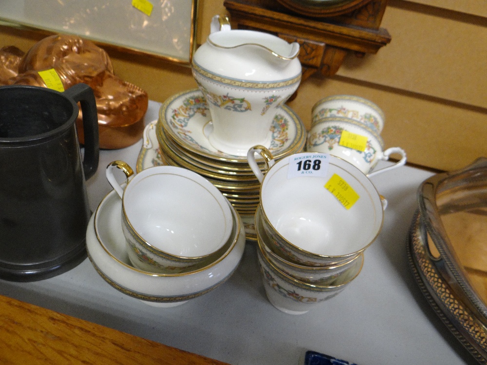 A quantity of Aynsley Henley tea ware