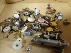 A parcel of buttons (possibly gold items) etc