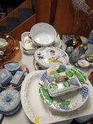 Sundry items of Royal Worcester Evesham cookware and other kitchen pottery