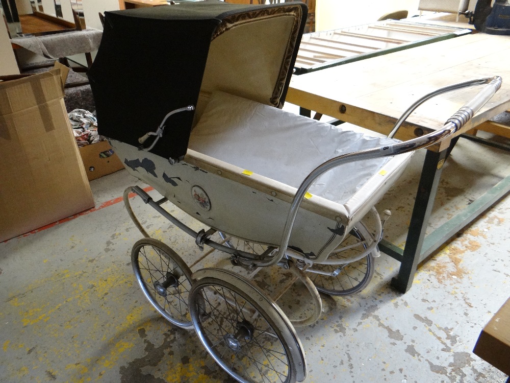 A vintage Silver Cross pram