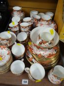 A large quantity of Royal Crown Derby Imari tea ware