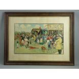 CECIL ALDIN coloured Lawrence & Bullen 1902 print - 'The Bluemarket Races, Between the Races', 63