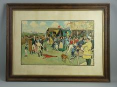 CECIL ALDIN coloured Lawrence & Bullen 1902 print - 'The Bluemarket Races, Between the Races', 63