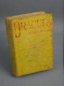 FIRST EDITION 'DRACULA' BY BRAM STOKER, Westminster Archibald Constable & Company, dated 1897,