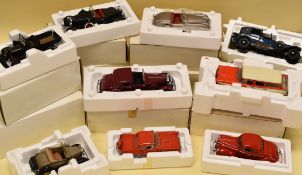 APPROXIMATELY 30 DANBURY MINT CLASSIC CAR MODELS in boxes