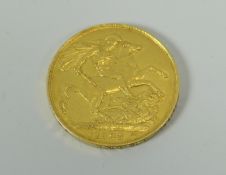 A GEORGE IV GOLD £2 COIN, dated 1823