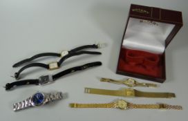 THREE LADIES ROTARY WRISTWATCHES & FOUR FURTHER WATCHES includes on Rotary box