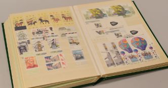 GERMAN STAMPS IN GREEN ALBUM appears to be complete from 1990 onwards & ALBUM OF GERMAN STAMPS