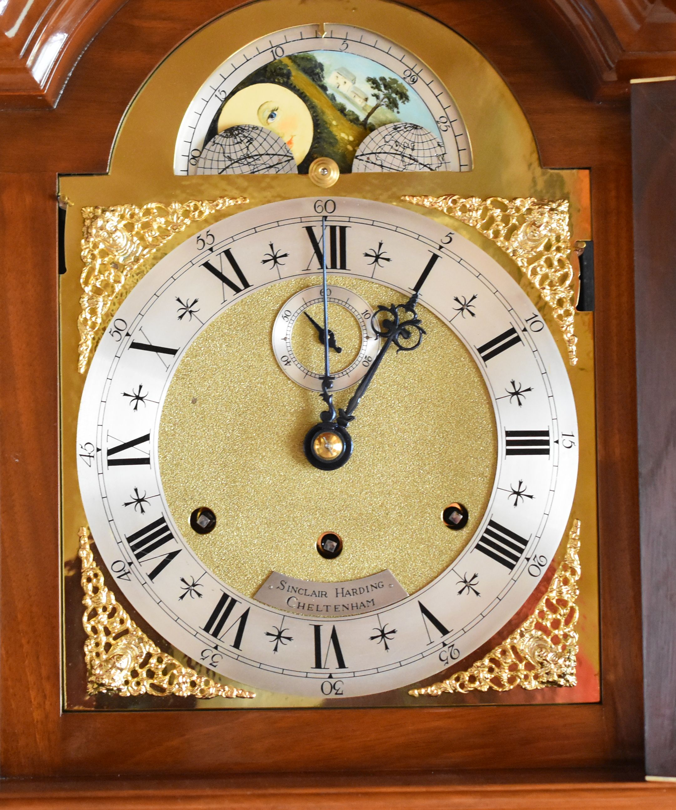 A REPRODUCTION LONGCASE CLOCK BY SINCLAIR HARDING after the style and action of a fine eighteenth - Image 2 of 2