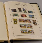 AN ALBUM OF JERSEY STAMPS professionally filled in chronological order from 1990 onwards, A BLACK