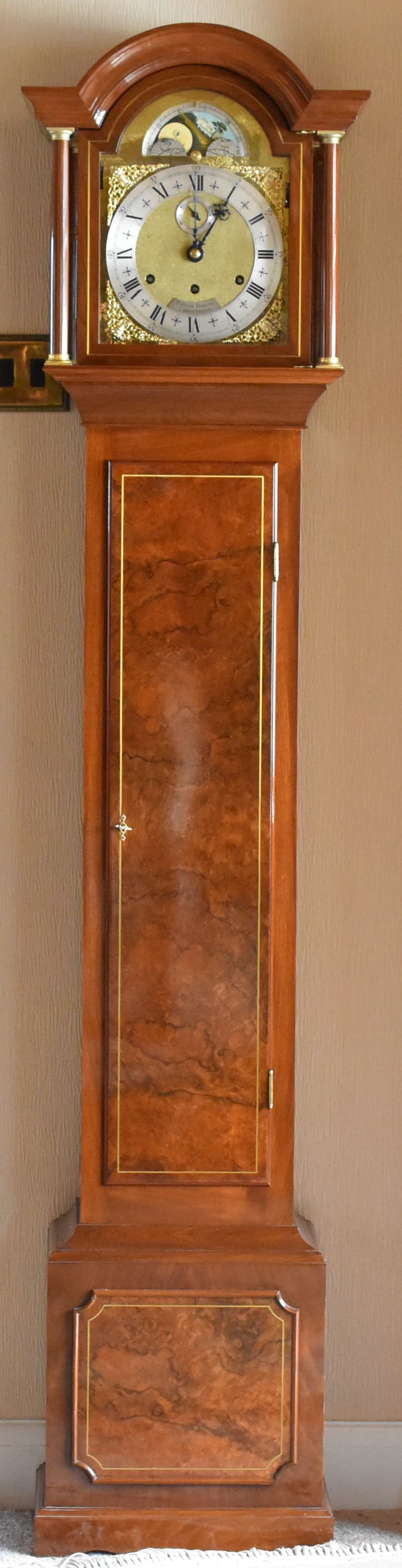 A REPRODUCTION LONGCASE CLOCK BY SINCLAIR HARDING after the style and action of a fine eighteenth