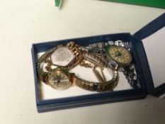 Three vintage ladies' wristwatches