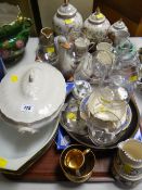 A parcel of mixed china and pottery etc