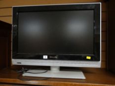 A Philips flat screen TV