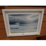 Framed oil on canvas - Seascape by Toby Ray dated '03