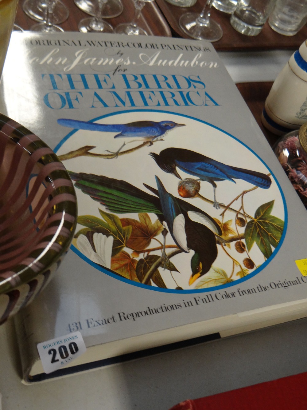 A volume of 'The Original Watercolour Paintings' by John James Audubon for The Bird's of America
