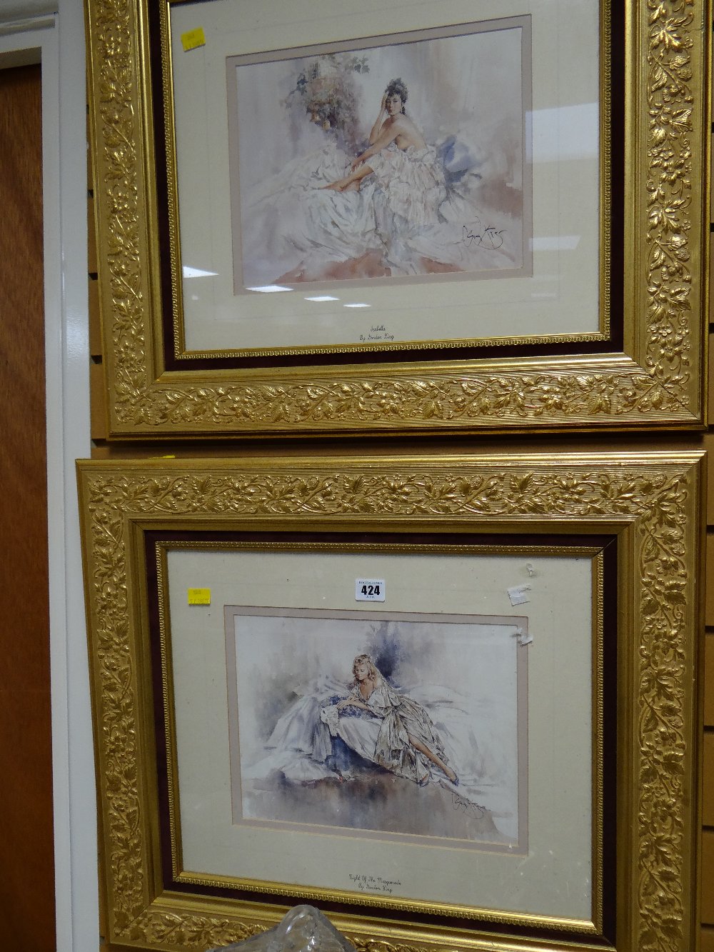 Six framed prints after Gordon King