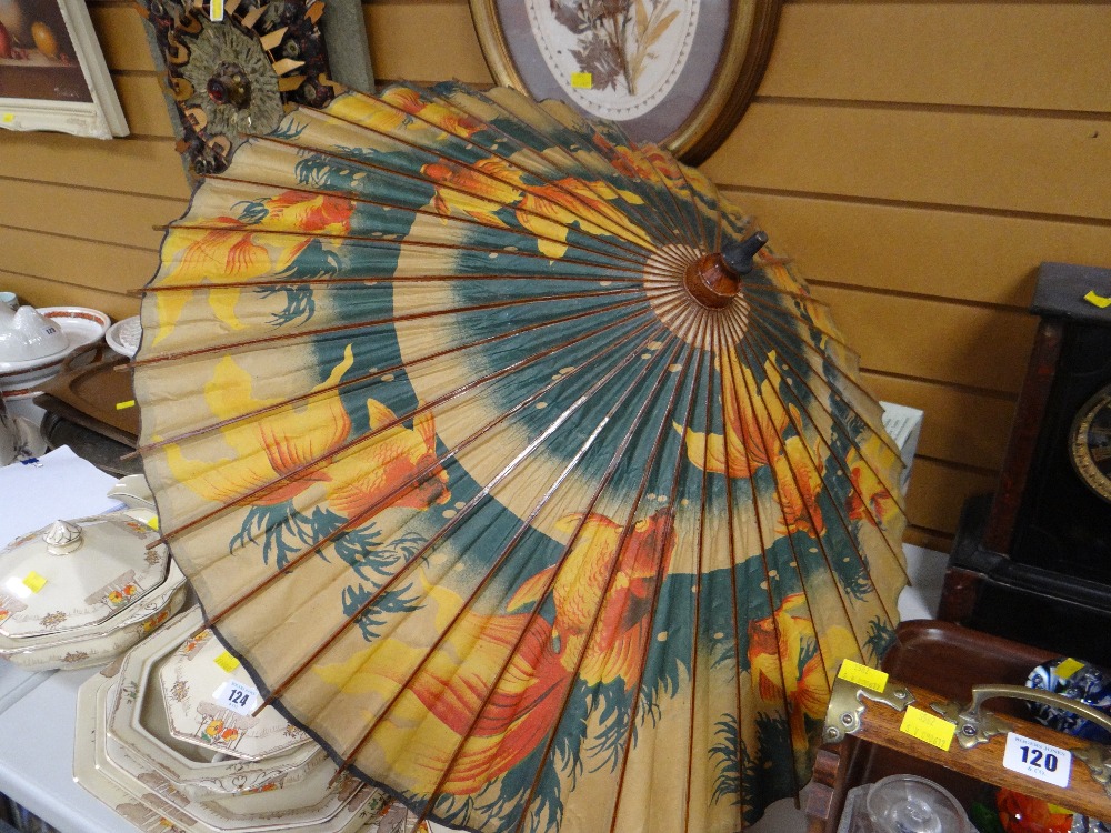 A vintage paper parasol