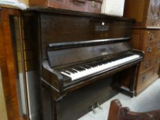 A Bansall upright piano