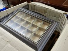 A box of display furniture for miniatures