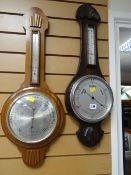 Three banjo barometers