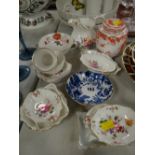 A parcel of mixed Royal Crown Derby - mainly dishes also a Royal Crown Derby tea caddy