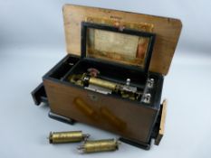 A SWISS INTERCHANGEABLE CYLINDER MUSIC BOX by P V F, St Croix, 19th Century Paillard Vaucher Fils,
