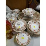 A large quantity of vintage Staffordshire premier dinnerware