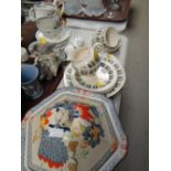 A Masons lidded tureen, small quantity of Wedgwood, Samos tableware and Susie Cooper Fragrance