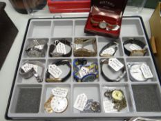 A collection of wristwatches (most identified as working by the vendor)