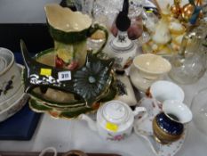 Parcel of mixed china including Royal Worcester Evesham souffle dish, flan dishes, boxed Aynsley