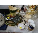 Parcel of mixed china including Royal Worcester Evesham souffle dish, flan dishes, boxed Aynsley