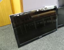 A Samsung 40-inch flatscreen TV