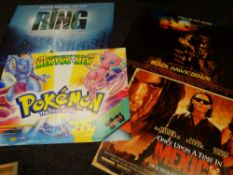 A selection of approximately 250 original cinema film posters, including Pokemon, The Ring, Black