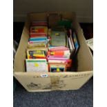 A box of various vintage ordnance survey maps