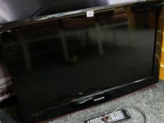 A Samsung 32-inch wall mounting flatscreen TV