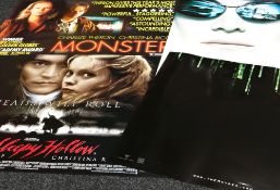 A selection of approximately 100 original cinema film posters, including The Matrix, Sleepy Hallow