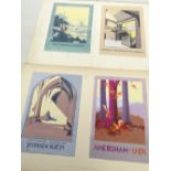 Original watercolour designs for East Anglian tourist posters