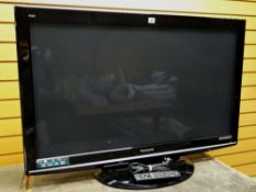 A Panasonic 46-inch flatscreen TV