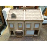 A modern home built doll's house