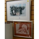 Eleanor Shenton limited edition (10/16) print - with attic gallery label entitled 'On the Road to