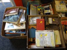 Several boxes of hardback & paperback books relating to art including travel etc
