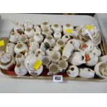 Large quantity of Goss crested ware & booklet