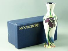 A MOORCROFT 'PERSEPHONE' 2007 COLLECTOR'S CLUB VASE in original box, the 21 cms high vase