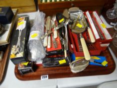 Various boxed & loose cutlery