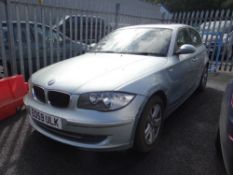 BMW 120i SE Auto, 2009, registration number EO59 ULK, mileage 44,288 Some scratches and bumps due to