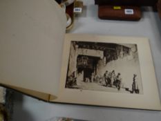 A bound portfolio of Sir William Russell Flint etchings