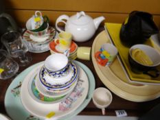 Selection of various china including Wedgwood platters, homemaker tea-plate, Villeroy & Boch '