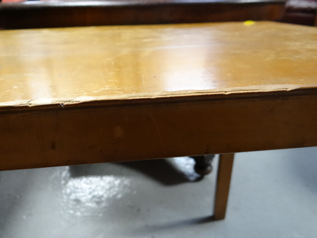 A 1930s lightwood office-style table designed by Alvar Aalto for Finmar - Image 3 of 6